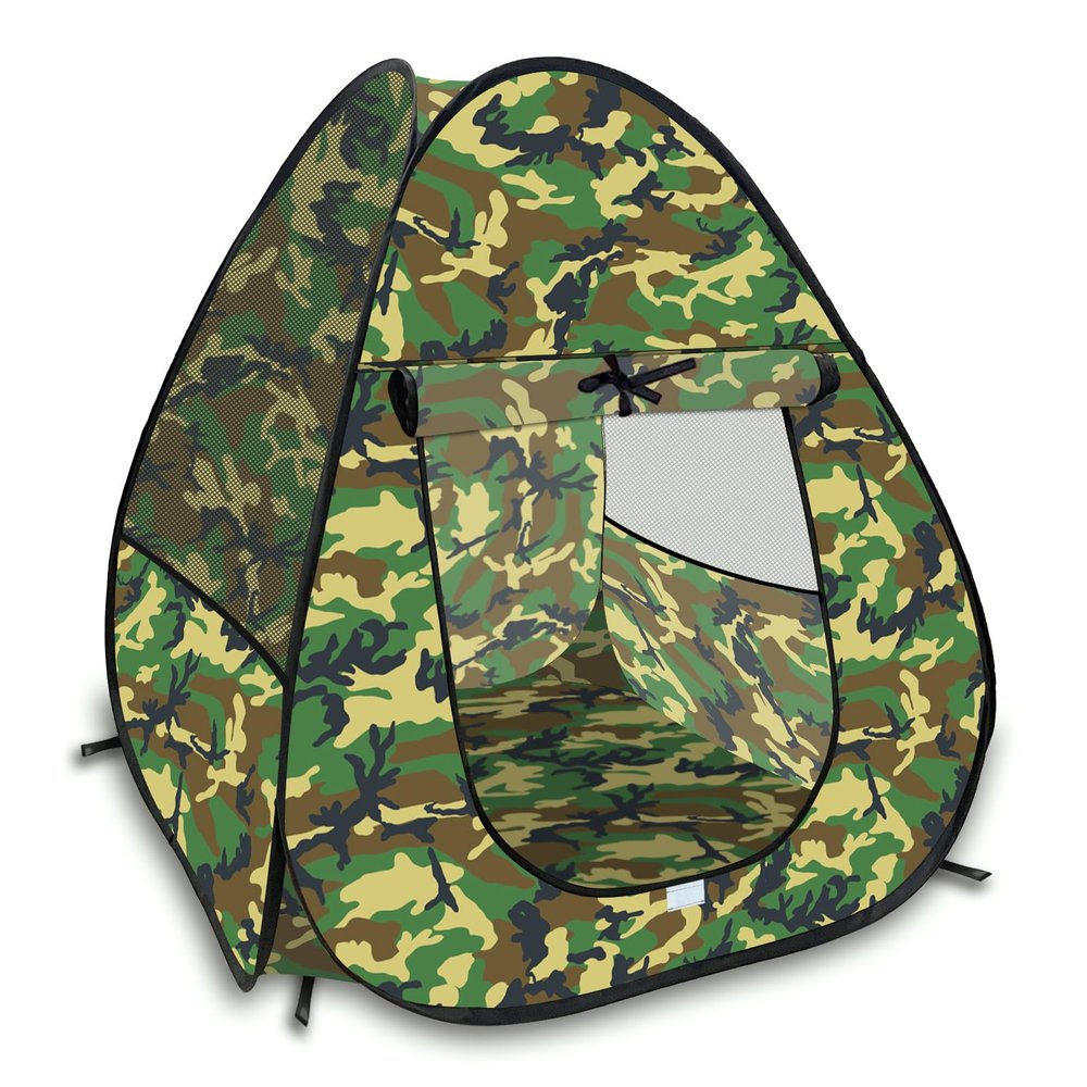 Military Play Tent for Kids, Army Camouflage Pop Up Play Tent, Collapsible Playhouse Indoor Outdoor Portable for Boys and Girls