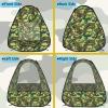 Military Play Tent for Kids, Army Camouflage Pop Up Play Tent, Collapsible Playhouse Indoor Outdoor Portable for Boys and Girls view 4