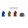 BoardGameSet 10PCS Adventurer, Explorer Meeple Figures | Board Game Pieces Accessories Meeples, Green view 2