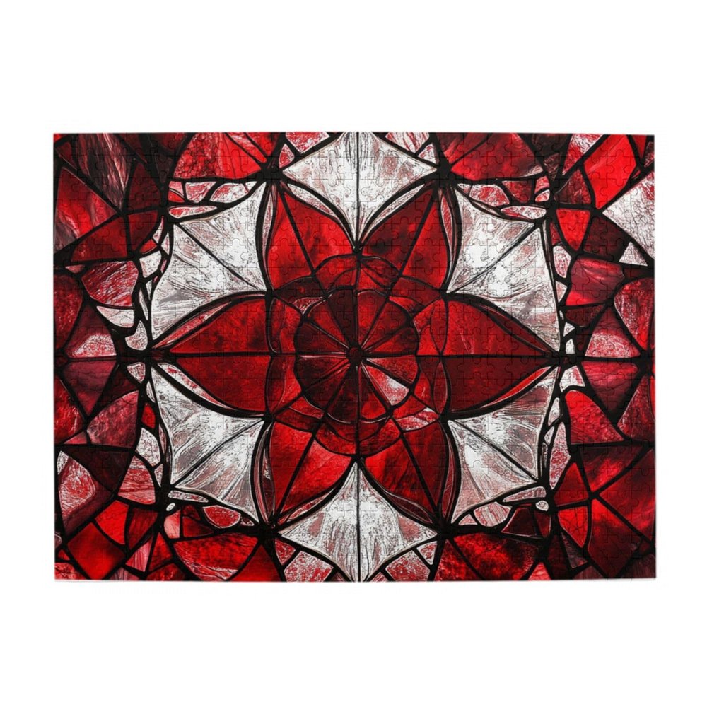 CDSASHCA Geometric Shape Art 500 pcs Adult Wooden Jigsaw Puzzles,Ideal for Exercising Brain Power,and Hands-on skillss,can Improve Intelligence and ObservationPatience,Gifts for Friends