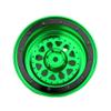 BeaxTurbo Racing Upgrade Parts RC CNC Aluminum Beadlock Wheel V2 Proline Hyrax Tire for Traxxas UDR 1/7 Green 1PCS (Green/Black) view 2