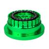 BeaxTurbo Racing Upgrade Parts RC CNC Aluminum Beadlock Wheel V2 Proline Hyrax Tire for Traxxas UDR 1/7 Green 1PCS (Green/Black) view 3