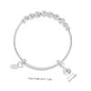 BESPORTBLE Bangle Bracelet Bell Charm Boy Girl Jewelry for Boys Girls for Showers and Birthdays Stylish Comfortable Silver Design view 2