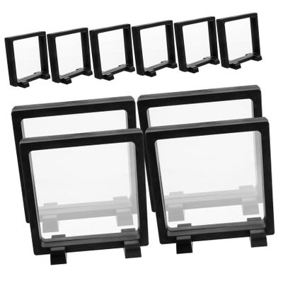 ABOOFAN Coin Display Rack Floating Jewelry Display Stand Case for Collectibles Pe Material