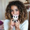Lexibook, My Best-E Chat  Virtual Pet Console, 1900+ Animations, 3 Mini Games, Compact and Lightweight Keychain Format, JLMBCAT view 4