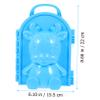 CHICAMPERA 2pcs Little Snow Model Toy Christmas Snow Play Toys for Boys and Girls view 2