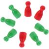 48pcs Piece Game Human Shape Checker Pawns Tabletop Markers for Board Games Accessory for Fun Family and Parties view 1