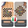 48pcs Piece Game Human Shape Checker Pawns Tabletop Markers for Board Games Accessory for Fun Family and Parties view 4