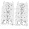 Abaodam 10pcs Blank Owl Masks for Boy Girl Fun Unfinished Paper Coloring Masks for Arts Crafts for Costume Parties Halloween Birthdays and Creative Activities view 1