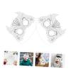 Abaodam 10pcs Blank Owl Masks for Boy Girl Fun Unfinished Paper Coloring Masks for Arts Crafts for Costume Parties Halloween Birthdays and Creative Activities view 4