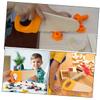 SOPOTUTU 4pcs Toy Construction Tools Wooden Mallets Pliers Tool Toy Gavel Fake Hammer Wooden view 3