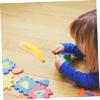 BESPORTBLE Banana Stuffed Animal Toy Squishy Fabric Banana Compact Portable Educational Toy for Boys and Girls Great for Parties Christmas Holidays view 3