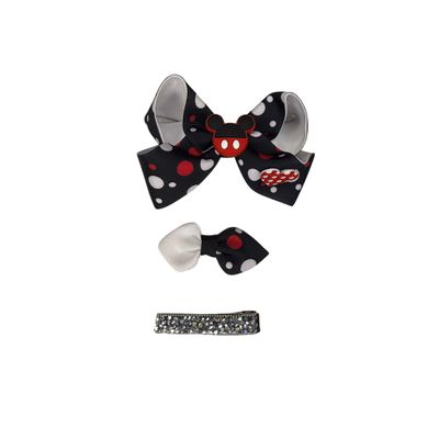 3-Piece Polka Dot Bow Hair Set Inspired Character Style