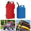 RC Car Simulation Fuel Tank, 2pcs Plastic Mini Oil Can Simulated Fuel Tank Decoration for SCX10 1/10 RC Crawler Car Upgrade Accessories (Red+Blue) view 2