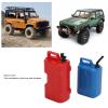 RC Car Simulation Fuel Tank, 2pcs Plastic Mini Oil Can Simulated Fuel Tank Decoration for SCX10 1/10 RC Crawler Car Upgrade Accessories (Red+Blue) view 3