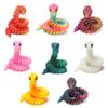 8 Pcs 12in 3D Printed Snake Toys, 3D Printed Animals for Easter Eggs Filled, Easter Basket Stuff, Decorative for Boys Kids Home Decor Christmas Fidget Toys Gifts Easter Basket Essentials Decorations view 1