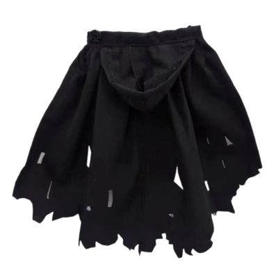 1/12 Action Figure Clothes, Miniature Clothing Cape Men Women, Mini, Dress up Figure Accessories, Doll Clothes for 6 inch, Black