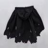 1/12 Action Figure Clothes, Miniature Clothing Cape Men Women, Mini, Dress up Figure Accessories, Doll Clothes for 6 inch, Black view 3