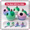 3D Printed Apple Container with Worm Flexi Inside,3D Printed Animals Toys,STEM Educational Toy for Nature Learning,Fun Sensory Fidget Toy for Kids, Unique Fun Decoration (Rainbow) view 4
