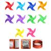 100pcs Windmill + 30m Wire Rope + Fitting Resistance Damage Windmill Toy Garden Party Decor view 1