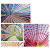 100pcs Windmill + 30m Wire Rope + Fitting Resistance Damage Windmill Toy Garden Party Decor view 3