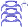 3pcs Handles for Lansinoh Baby Bottles, Removable Anti-Colic Breastfeeding Bottle Holder Easy-Grip Replacement Handle Accessories for Newborn 5oz/8oz Bottles, BPA Free view 1