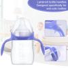 3pcs Handles for Lansinoh Baby Bottles, Removable Anti-Colic Breastfeeding Bottle Holder Easy-Grip Replacement Handle Accessories for Newborn 5oz/8oz Bottles, BPA Free view 3