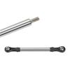 RC Car Parts for TRX4M 1/18 Chassis Suspension High Clearance Upgrade Parts 8PCS Stainless Steel Straight Links Set RC Crawler Car Accessories view 4