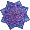 AMAZEABLES Star Air Flow Star, Spinning Cloth Flowstar, Dapo Star, Perfect for Juggling and Flow Arts, Portable and Durable (Violet) view 1