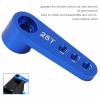 equlup 5Pcs 25T Servo Horns, Blue Aluminium Alloy Steering Servo Arms 1.02x0.37x0.30in Remote Control Cars Steering Servo Arm for 02073 996R MG946R E9001 Steering Gear view 3