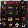 120PCS Neon Race Car Stickers, Race Car Party Favors Supplies Wheels Birthday Party Decorations Racing Decor Racing Car Stickers for Water Bottle Laptop Skateboard Computer Phone Bike Luggage view 3