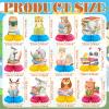 12 Pcs Book Party Decorations a Chapter Is About to Begin Honeycomb Centerpieces Book Animal Storybook Table Decoration Lions Tigers Bears Elephants Table Topper for Party Decor view 2