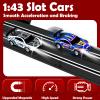30 FT Slot Car Race Tracks Sets Toys for Ages 8-10 -1:43 Dual Race Car Track with 4 Slot Cars, 2 Hand Controllers, Christmas, Birthday Gift Toys for Ages 8-13 view 4