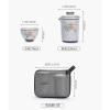 Chinese-style local travel tea set, retro portable hand-held teapot - childlike fun [storage bag] view 3
