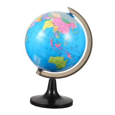 HEMOTON 1pc Geography Teaching Globe Desktop Geographic Globe Ball Learning Globes of The World with Stand Globes of Earth for Adults Large Globe for Kids Geographic Plastic