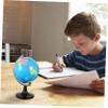 HEMOTON 1pc Geography Teaching Globe Desktop Geographic Globe Ball Learning Globes of The World with Stand Globes of Earth for Adults Large Globe for Kids Geographic Plastic view 2