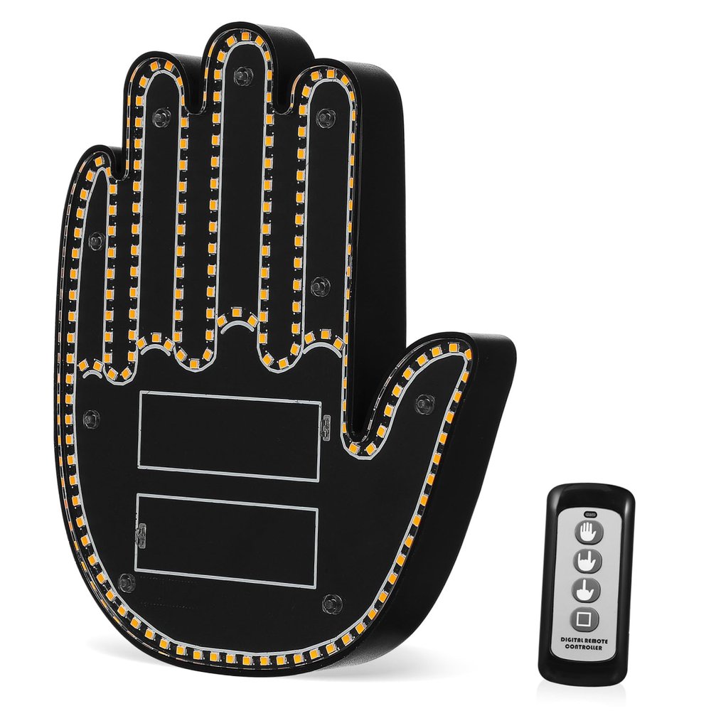 Car Hand Gesture Light 10w 4.5v Adjustable Brightness Hand-shaped