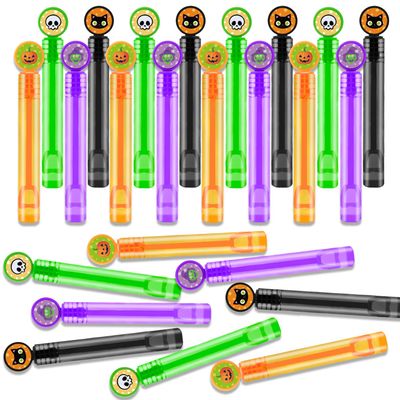 200 Pack Halloween Non Candy Treats Handouts for Kids, Small Bubbles Toys Gifts for Toddlers, Halloween Party Favors Supplies Decorations, Boo Basket Goodie Bag Stuffers Fillers for Trick or Treat