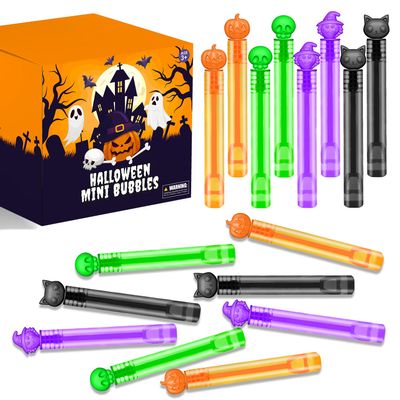 Halloween Bulk Mini Bubbles Party Favors for Kids 100-300 Pcs,Small Boo Basket Treats Toys Goodie Bag Stuffers for Toddlers,Halloween Classroom Prizes Non Candy Gifts Handouts Giveaways for Boy Girls