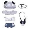 niannyyhouse 10cm-15cm Plush Doll Clothes Hat Shirt Tie Vest Pants Backpack Puppy Suit Stuffed Animal Dressup view 1