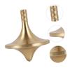 Toddmomy Funny Copper Gyro for Adults Decompression Spinning Top Lightweight Design for Parent Interaction Present for Boys and Fun Fidget Plaything view 2