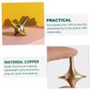 Toddmomy Funny Copper Gyro for Adults Decompression Spinning Top Lightweight Design for Parent Interaction Present for Boys and Fun Fidget Plaything view 3