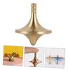 Toddmomy Funny Copper Gyro for Adults Decompression Spinning Top Lightweight Design for Parent Interaction Present for Boys and Fun Fidget Plaything view 4