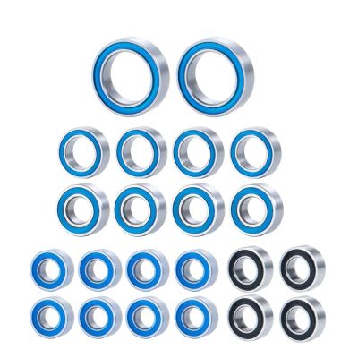 for TRX4M for Bronco for Defender for TRX-4M 1/18 22PCS Metal Sealed Bearing Set RC Crawler Replacement Parts Upgrade and Replacement RC Car DIY Parts