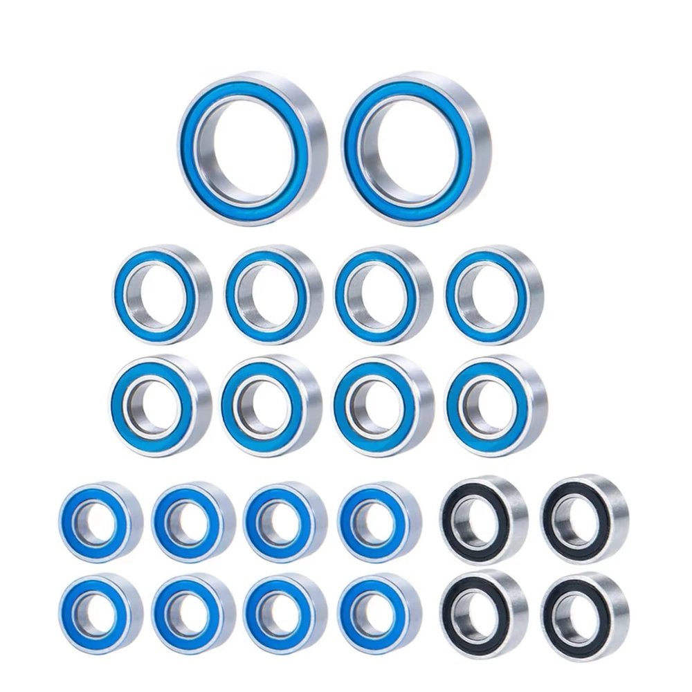 for TRX4M for Bronco for Defender for TRX-4M 1/18 22PCS Metal Sealed Bearing Set RC Crawler Replacement Parts Upgrade and Replacement RC Car DIY Parts