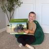 1:16 Remote Control Tractor Toy, RC Monster Truck for boys age 4-7, RC Truck with 2800mAh, LED Lights, Realistic Working Sounds, Green Toy Vehicle Birthday Gift for Kids Boys Girls 4-12 Year Old view 2