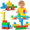 Veneibe Magnetic Blocks, 28PCS Magnetic Building Blocks, 1.34 inch 3D Cubes for Toddlers, Preschool Educational Construction Kit, Sensory Montessori Toys Kids Blocks for Boys Girls view 1
