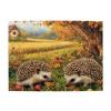 Cafemira Adult Jigsaw Puzzle 500 Pcs,Two Hedgehogs in The Field,Relieve Stress and Enjoy The Fun of Solving Puzzles,Every Piece is Unique,Vibrant and Unique,Ideal for Relaxation and Family Fun view 1
