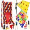 2-in-1 Giant Yard Games Bean Bag Toss & Large Tic Tac Toe Tug of War Rope Field Day Outdoor Games for Kids Adults Family-Backyard Fun Carnival Easter Party Giant Game view 1