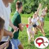 2-in-1 Giant Yard Games Bean Bag Toss & Large Tic Tac Toe Tug of War Rope Field Day Outdoor Games for Kids Adults Family-Backyard Fun Carnival Easter Party Giant Game view 2